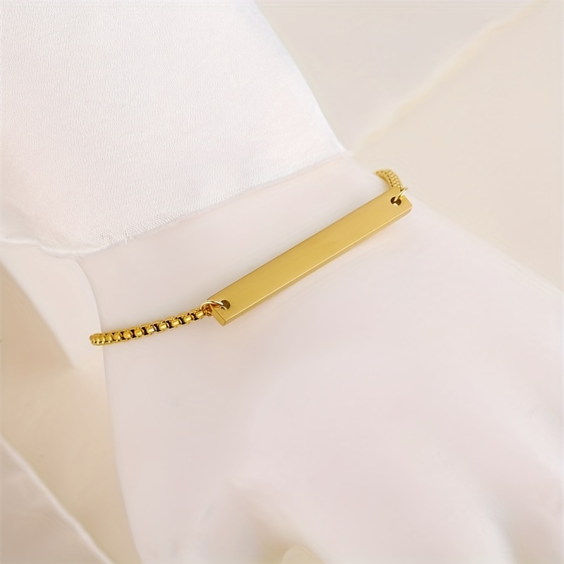 Personalized Engraved Name Bracelet for Men